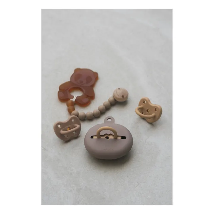 Funda de chupete de caucho natural | Terracotta- Imagen del producto n°1