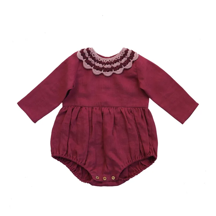 Pelele Francesca Merino | Ciruela- Imagen del producto n°0