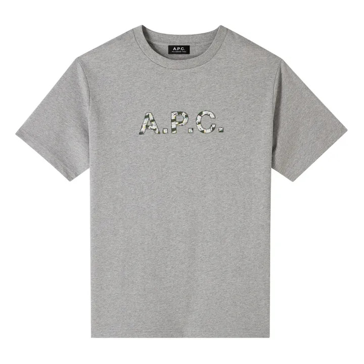T-shirt Willow Coton Bio | Gris chiné- Image produit n°0
