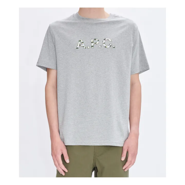 T-shirt Willow Coton Bio | Gris chiné- Image produit n°2