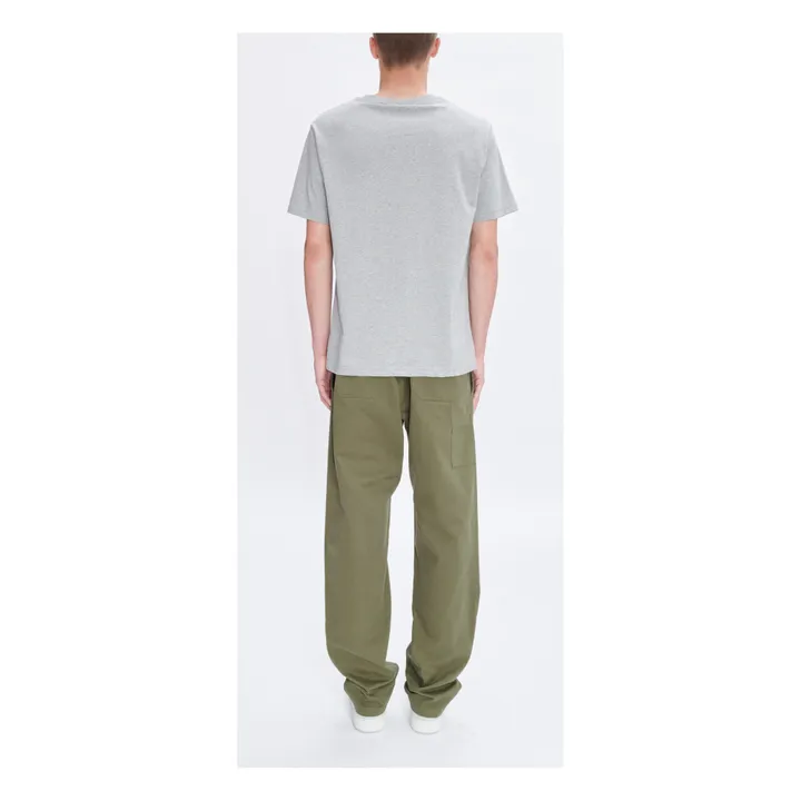 T-shirt Willow Coton Bio | Gris chiné- Image produit n°3