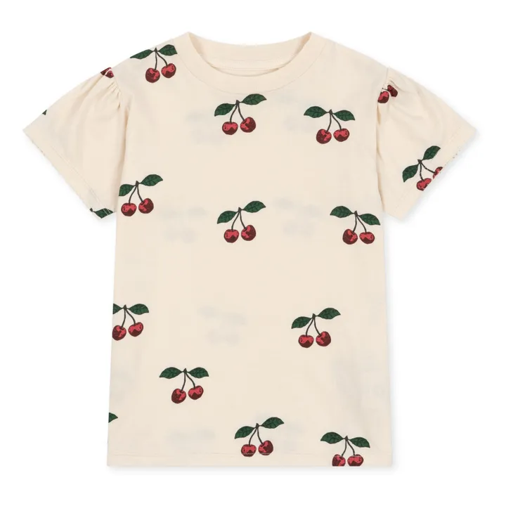 T-shirt Manches Ballon Famo Coton Bio | Ecru- Image produit n°0