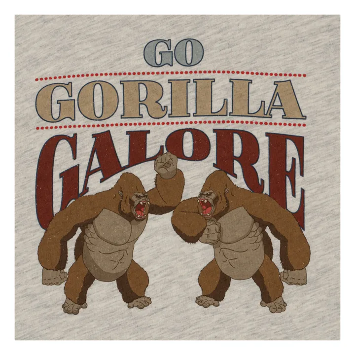 T-shirt Famo Coton Bio | Beige chiné- Image produit n°2