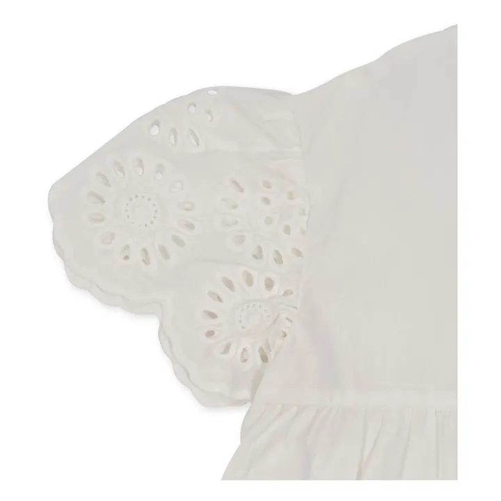 Blusa Posey de algodón orgánico | Blanco- Imagen del producto n°5