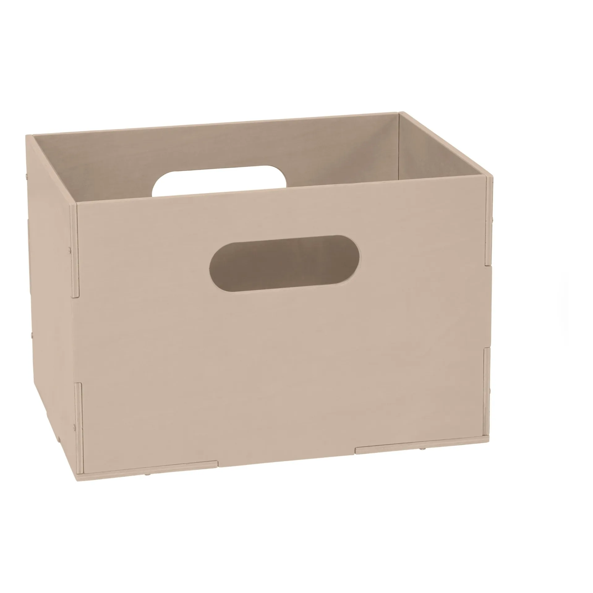 Boite de rangement en bois | Beige- Image produit n°0