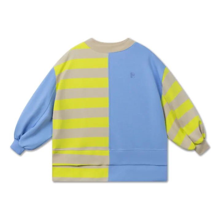 Sweat Coton Bio Boxy | Bleu ciel- Image produit n°0