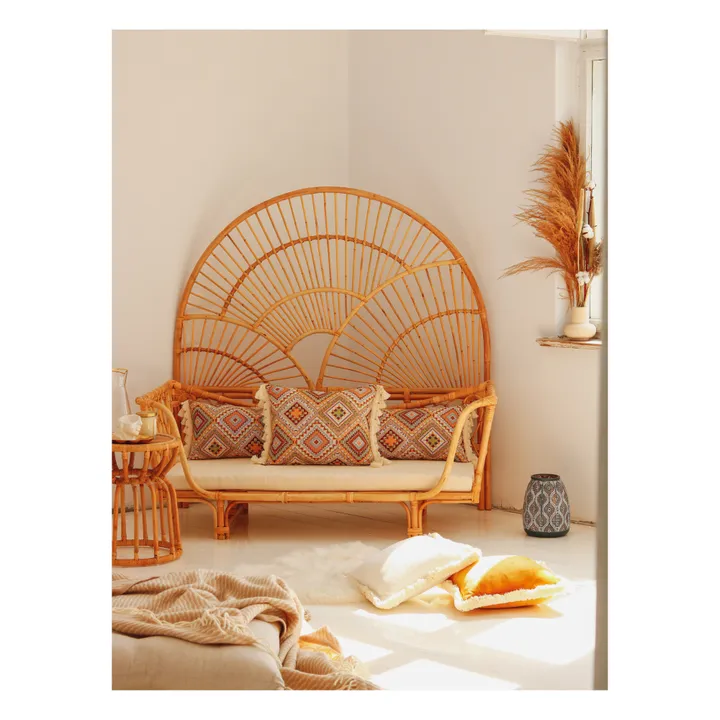 Boho-Kissen | Honig- Produktbild Nr. 1