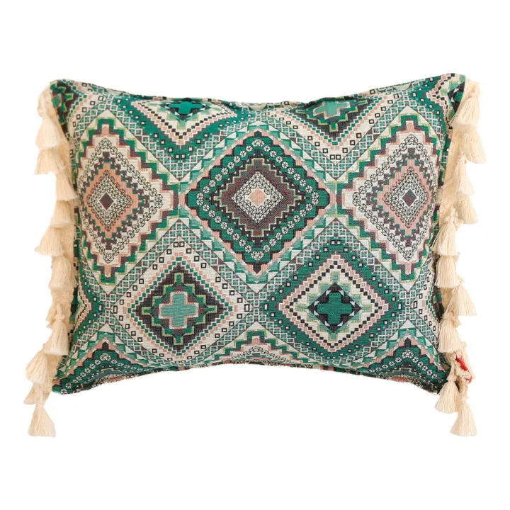 Cojín boho | Verde- Imagen del producto n°0