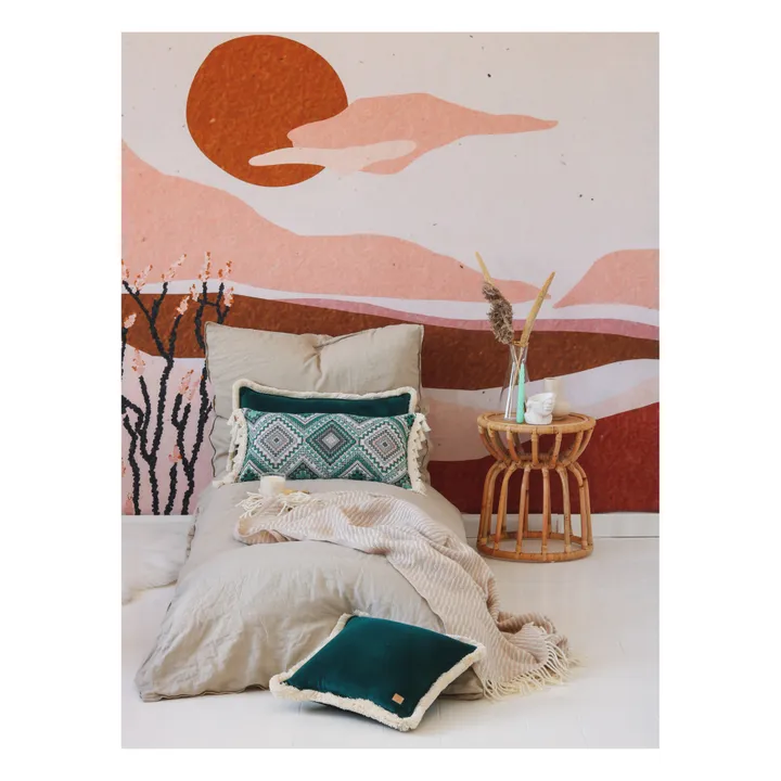 Cojín boho | Verde- Imagen del producto n°5