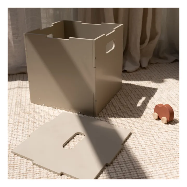 Cube de rangement | Beige- Image produit n°1
