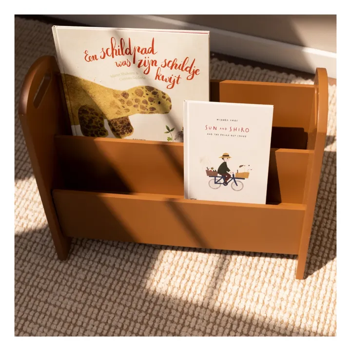 Bibliothèque en bois | Brun- Image produit n°2