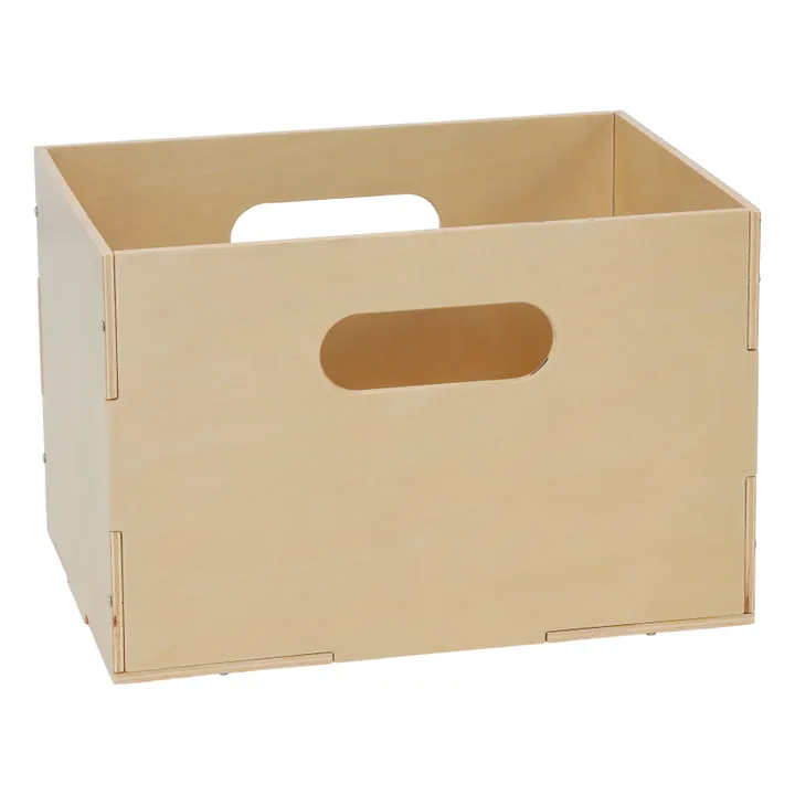 Boite de rangement en bois | Bois clair- Image produit n°0