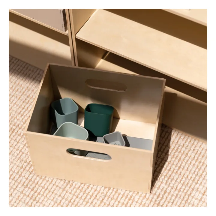 Boite de rangement en bois | Bois clair- Image produit n°1