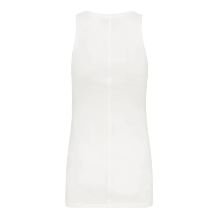 Débardeur Singlet Coton Bio | Blanc- Image produit n°1