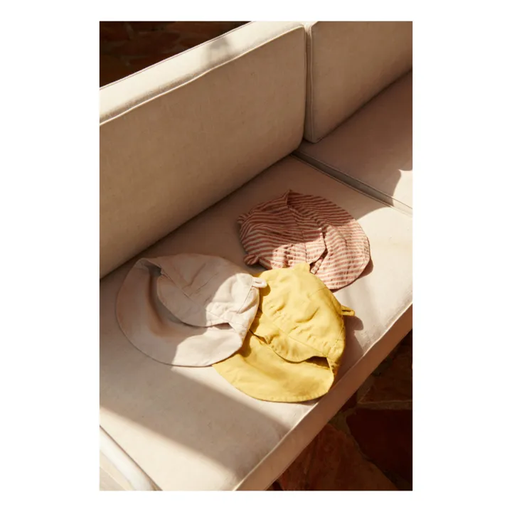 Chapeau Gorm Lin Coton Bio | Ecru- Image produit n°1