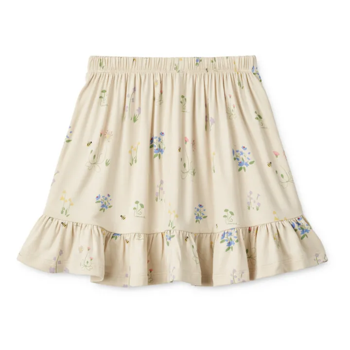 Jupe Hellvi Fleurie | Ecru- Image produit n°2