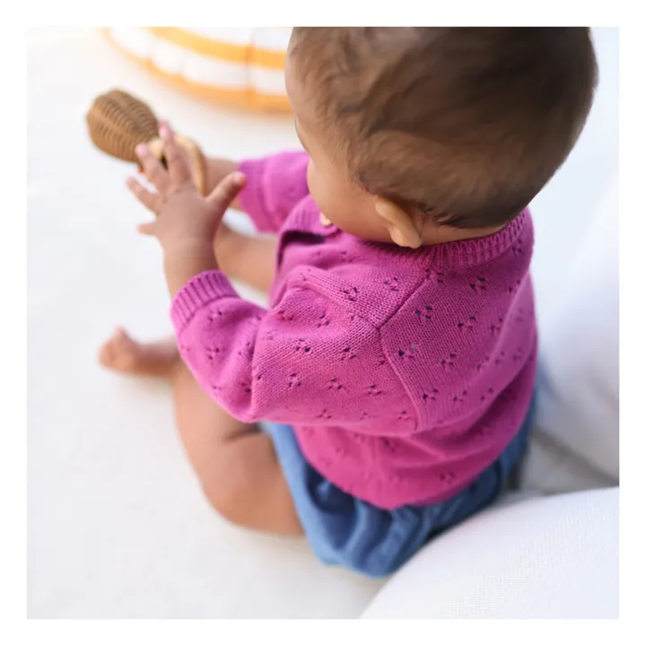 Cardigan Victoire | Rose fuschia- Image produit n°3