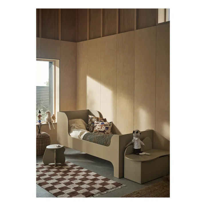 Mara checkerboard carpet | Rust- Product image n°2