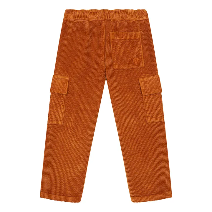 Pantalón cargo de pana para niño | Avellana- Imagen del producto n°1