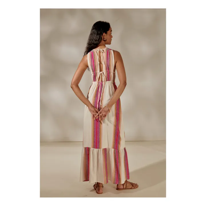 Robe Lelisa | Rouge framboise- Image produit n°3