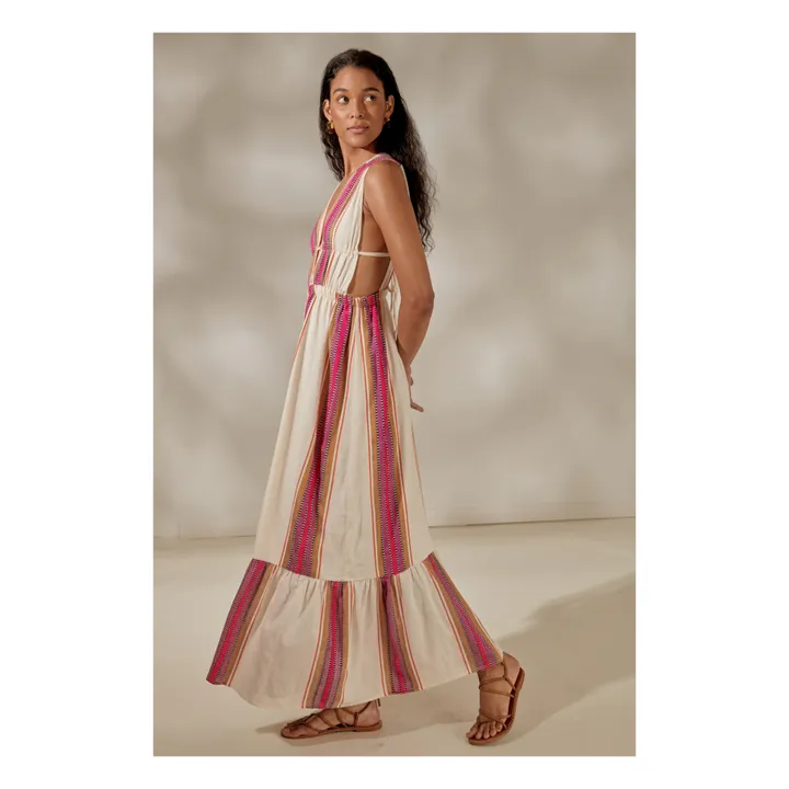 Robe Lelisa | Rouge framboise- Image produit n°2