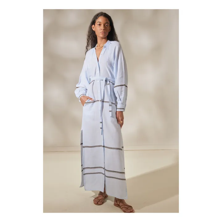 Robe Makeda | Bleu- Image produit n°1