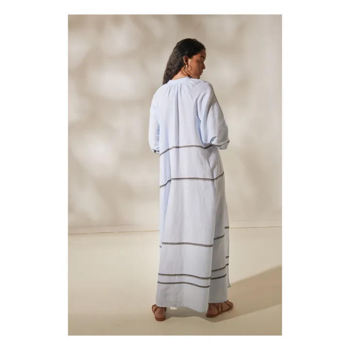 Robe Makeda | Bleu- Image produit n°3