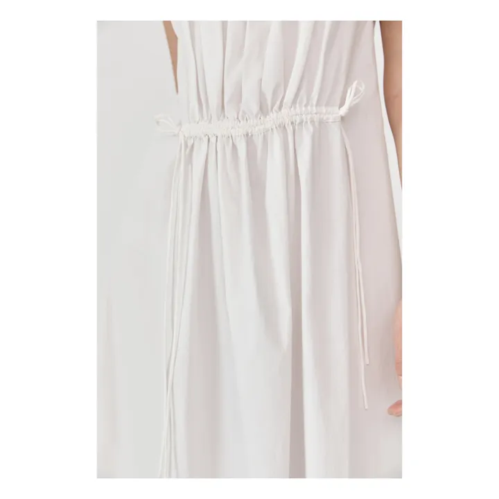 Robe Drawstring Relaxed | Blanc- Image produit n°5