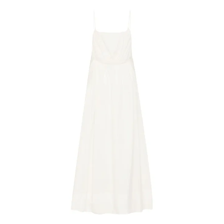 Robe Drawstring Relaxed | Blanc- Image produit n°6