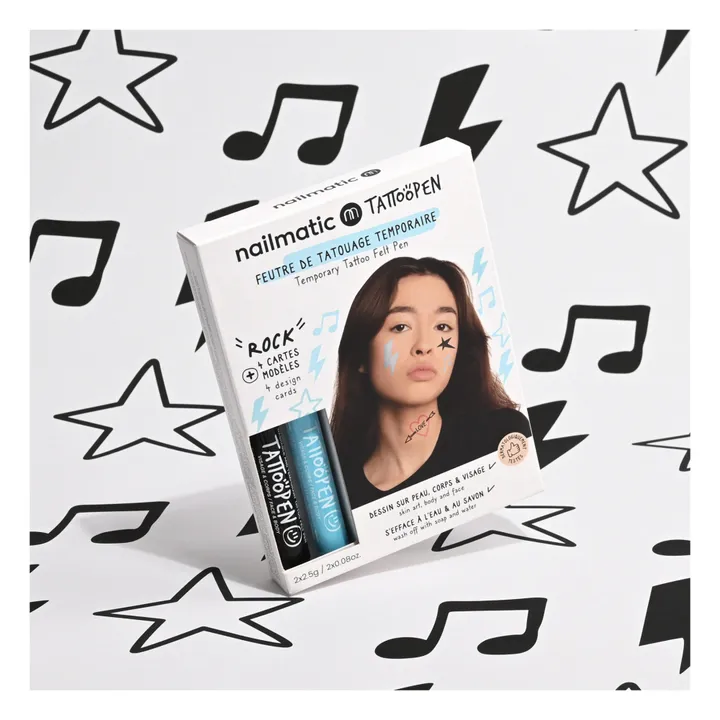 Coffret Kit duo feutre de tatouage Tattoopen Rock- Image produit n°1