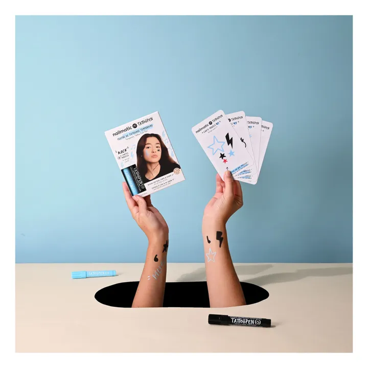 Coffret Kit duo feutre de tatouage Tattoopen Rock- Image produit n°2