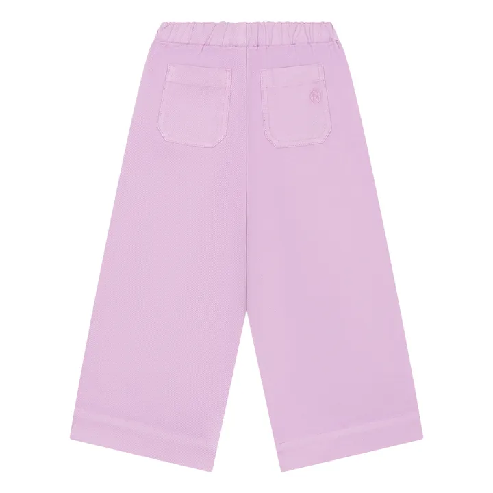 Pantalon Droit Fille Elastiqué à la Taille en Denim | Violine- Image produit n°1