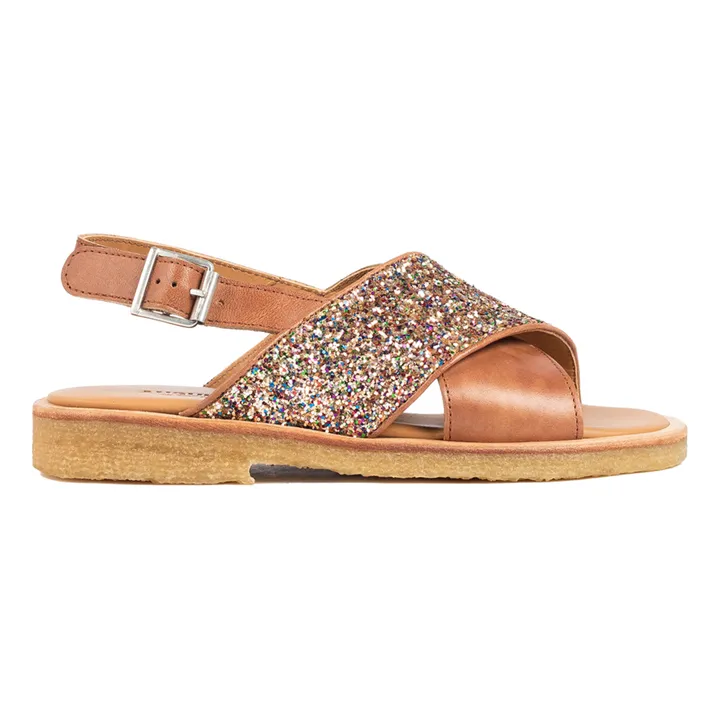 Sandales Brides Croisées | Marron- Image produit n°0