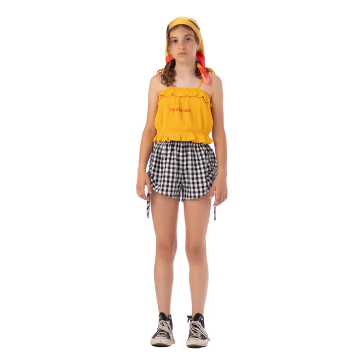 Top Gaufré By The Sun Coton Bio | Jaune- Image produit n°1