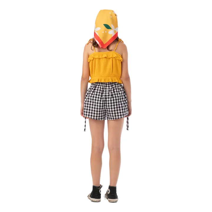 Top Gaufré By The Sun Coton Bio | Jaune- Image produit n°2