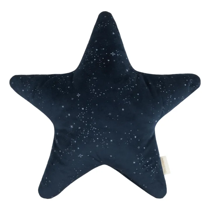 Etoile velvet cushion | Midnight blue- Product image n°0