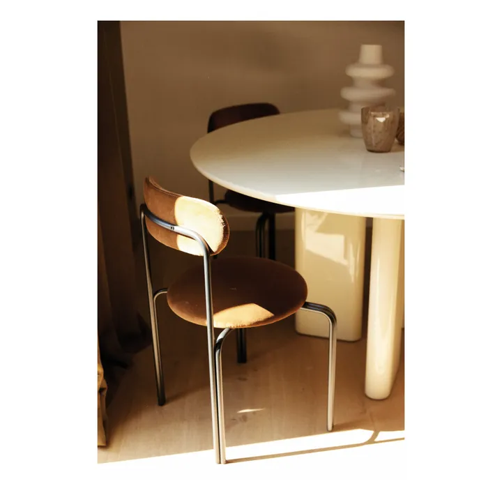 Table à diner ronde Joe | Crème- Image produit n°4