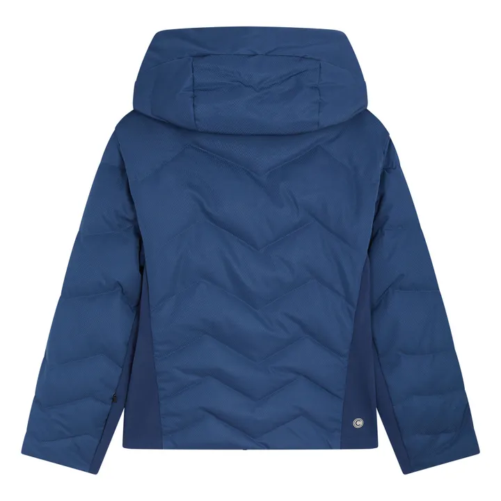 Parka Courte de Ski Femme Matelassée | Bleu paon- Image produit n°1