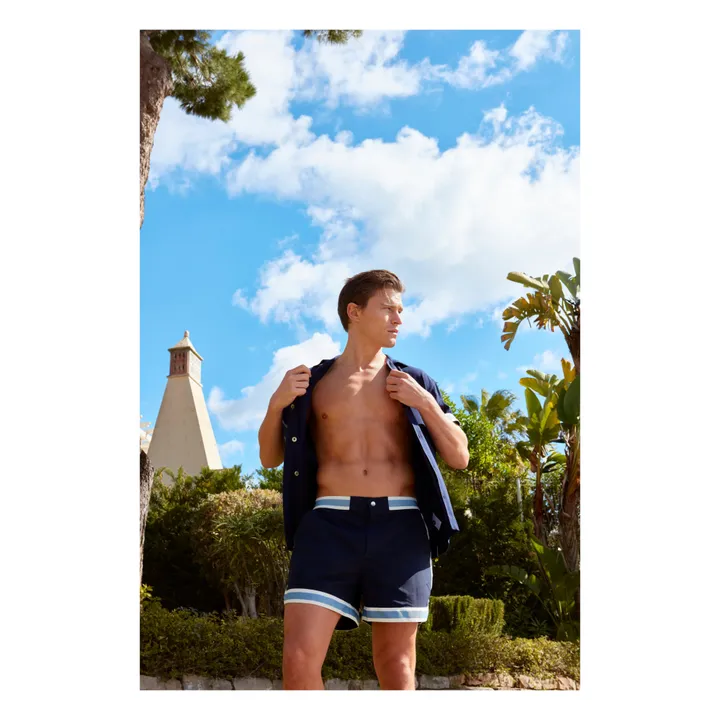 Baller shorts Recycled fibres | Navy blue- Product image n°1