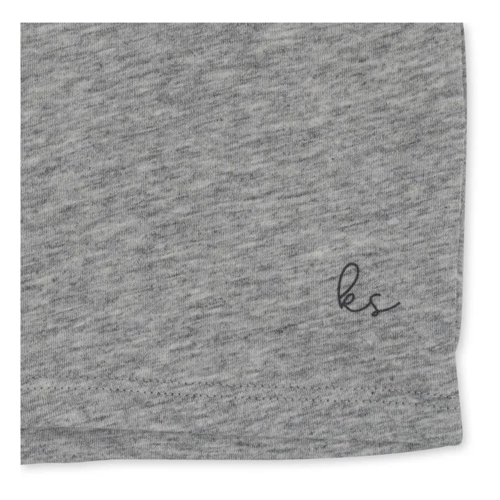 T-shirt Famo Coton Bio | Gris chiné- Image produit n°2