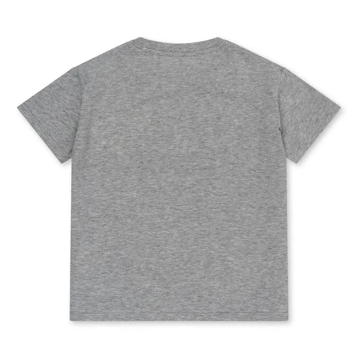 T-shirt Famo Coton Bio | Gris chiné- Image produit n°3