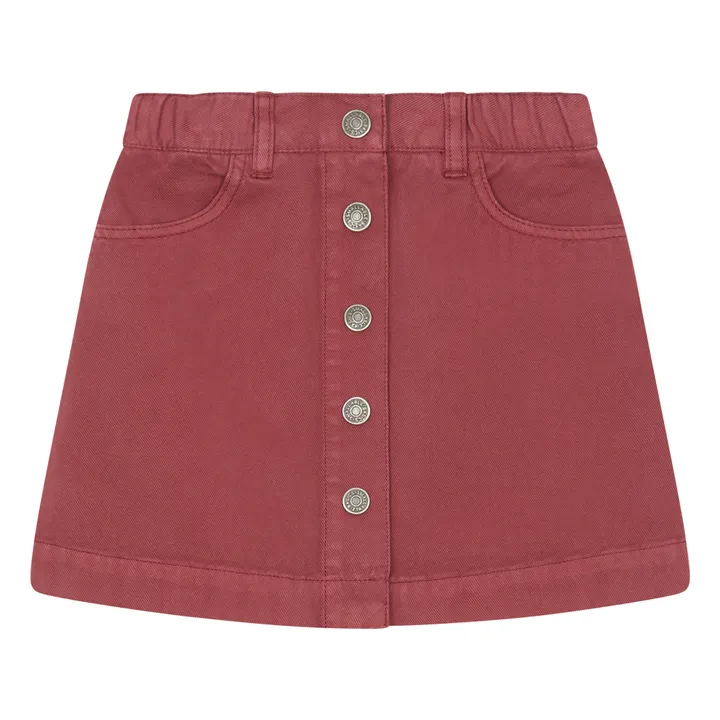 Jupe Courte Fille en Denim | Bordeaux- Image produit n°0