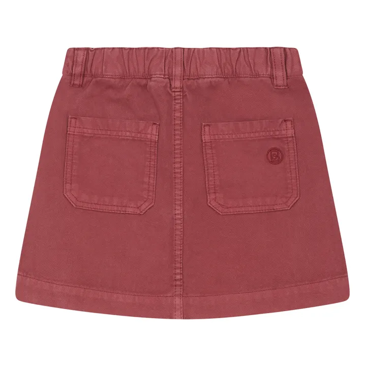 Jupe Courte Fille en Denim | Bordeaux- Image produit n°1