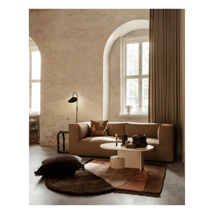 Arum marble floor lamp | Black- Product image n°3