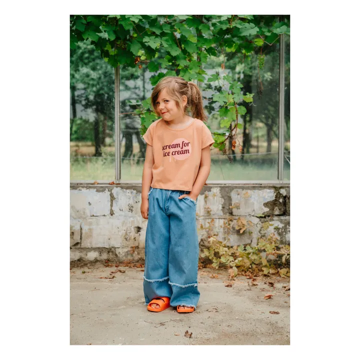 Bio Foster Flare Denim Jeans | Denim- Product image n°3