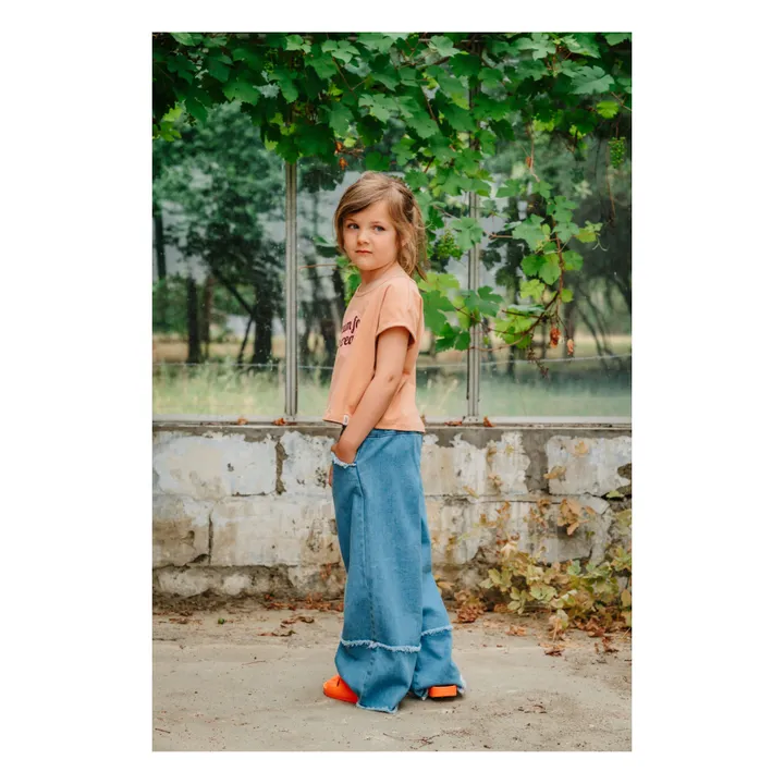 Bio Foster Flare Denim Jeans | Denim- Product image n°4