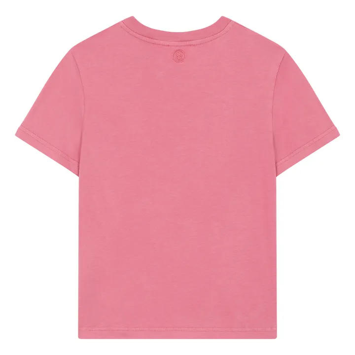 T-Shirt Garçon Manches Courtes Coton Bio | Vieux Rose- Image produit n°3