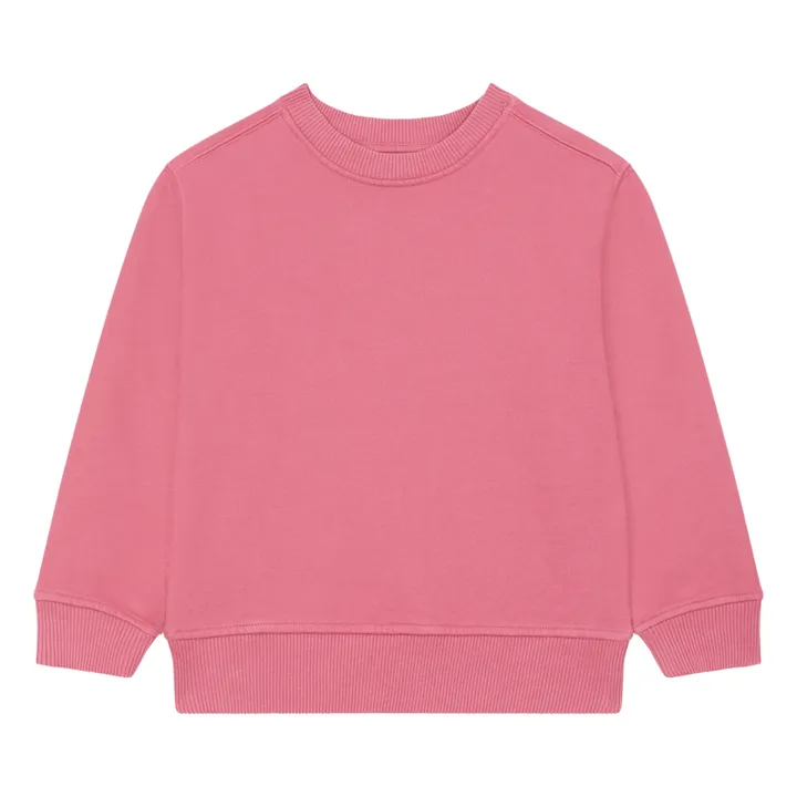 Sweat Crewneck Garçon Molleton Bio | Vieux Rose- Image produit n°0
