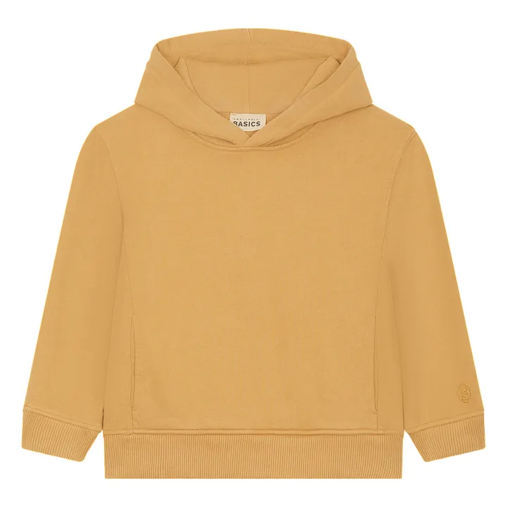 Sweat A Capuche Garçon Coton Bio | Beige- Image produit n°0