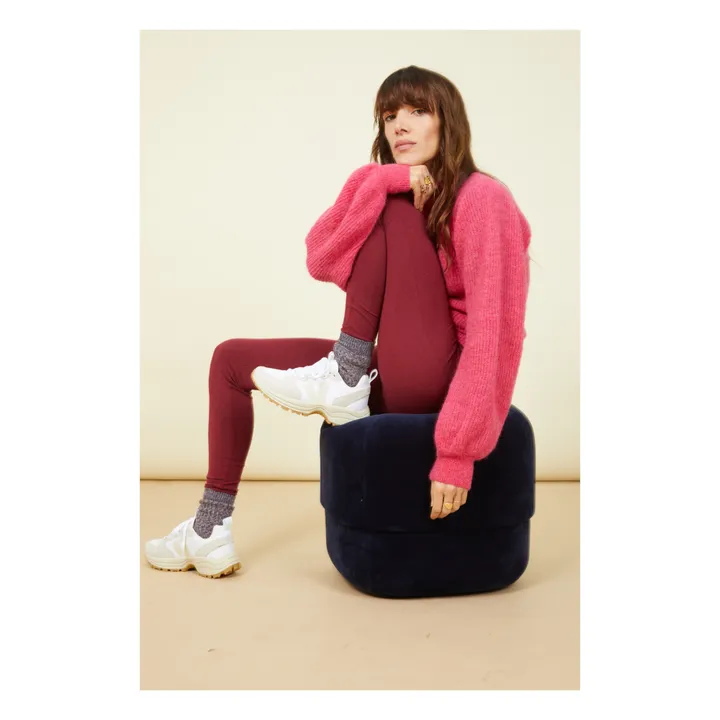 Legging Femme Jersey | Bordeaux- Image produit n°1